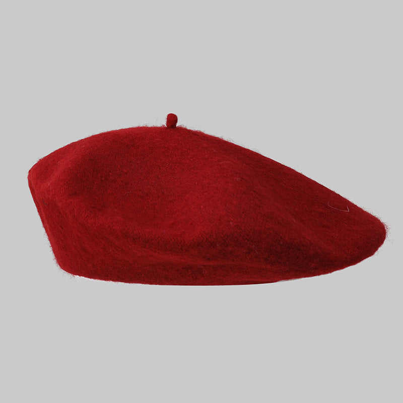 Wholesale Autumn and Winter Women's Solid Color Beret